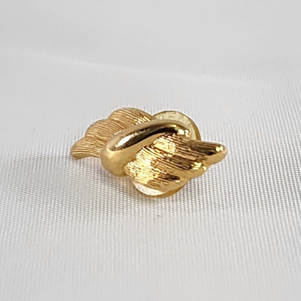 Napier Vintage Art Deco Style Broach Gold Tone Original Rare Pin Classic 80s‎